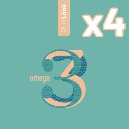 4 sachets Omega 3 (480 capsules)