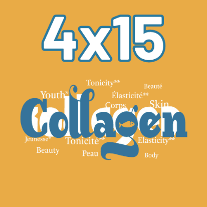 4 sachets de 15 sticks (60 sticks) / 32,5€ le sachet - COLLAGEN