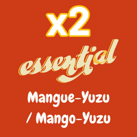 2 doypacks Essential Mangue - Yuzu (30 repas)