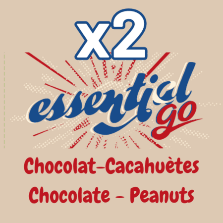 2 doypacks Essential GO Choco-Cacahuètes (32 repas)